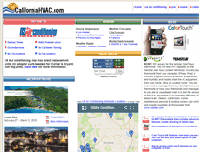 Tablet Screenshot of californiahvac.com